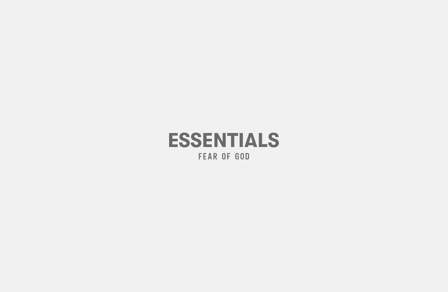 Essentials Fear Of God