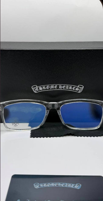 CHROME GLASSES (CLEAR)